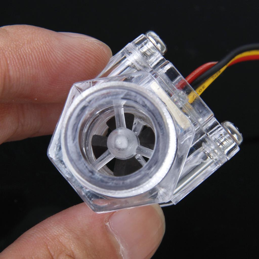 Water Flow Sensor Switch Flowmeter Hall Effect Counter Water control 1-30L/min