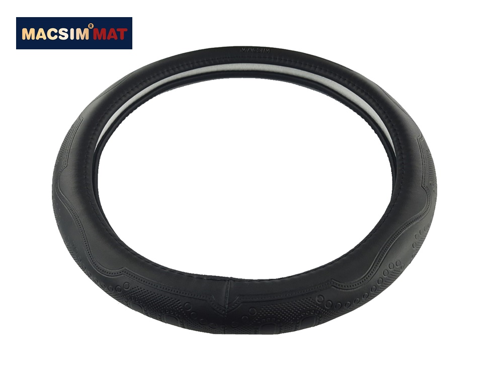 Bọc vô lăng cao cấp Macsim mã L611 chất liệu da thật - Khâu tay 100% size M màu be, mầu nâu, mầu đen