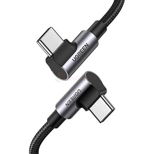 Cáp USB Type-C to Type-C 90 độ Ugreen M/M Cable US335 - Hàng chính hãng
