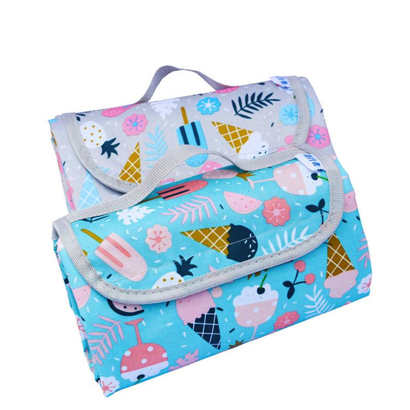 Trẻ Em Thảm Picnic Kid Cắm Trại Alpaca Con Cú Thảm Bãi Biển Lều Chăn Cho Bé Thảm Ngoài Trời Miếng Lót