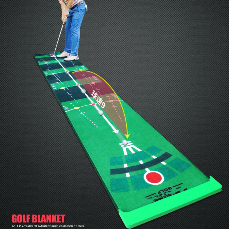 Thảm tập golf putting TL018 - Velvet golf putting mat 300x50cm