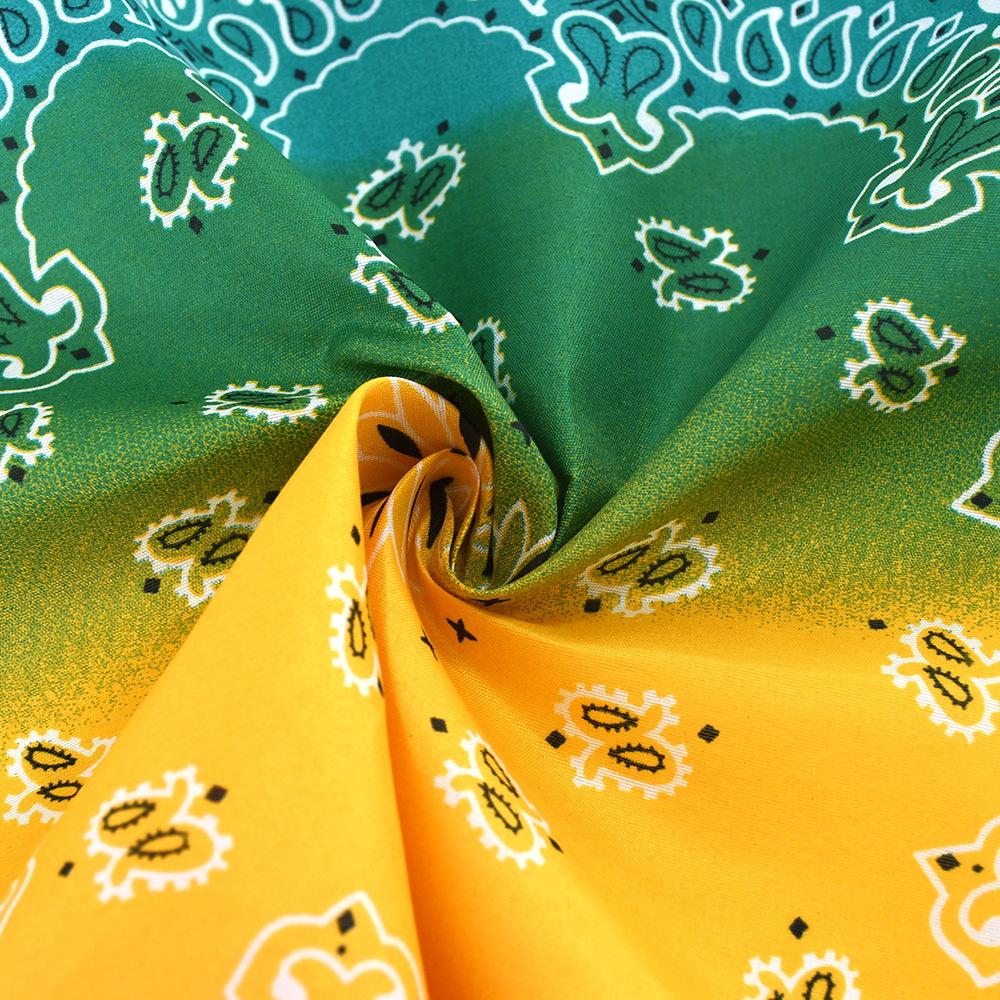 Mẫu MớiKhăn Bandana Paisley - Bandana Paisley Cao Cấp Chất Mềm - BDN40 tím - vàng