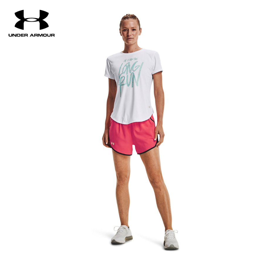 Áo thun tay ngắn thể thao nữ Under Armour Long Run Graphic - 1365656-100