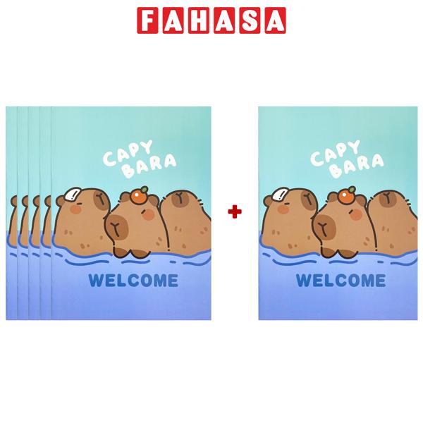 [MUA 5 TẶNG 1] Tập Học Sinh Capybara - 5 Ô Ly - 96 Trang 120gsm - The Sun 03