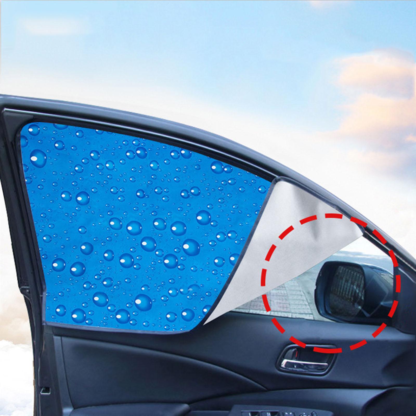 4 Pieces Car Magnetic Rear Front Side Window Sunshade Shade, Retractable, Professional Accessories