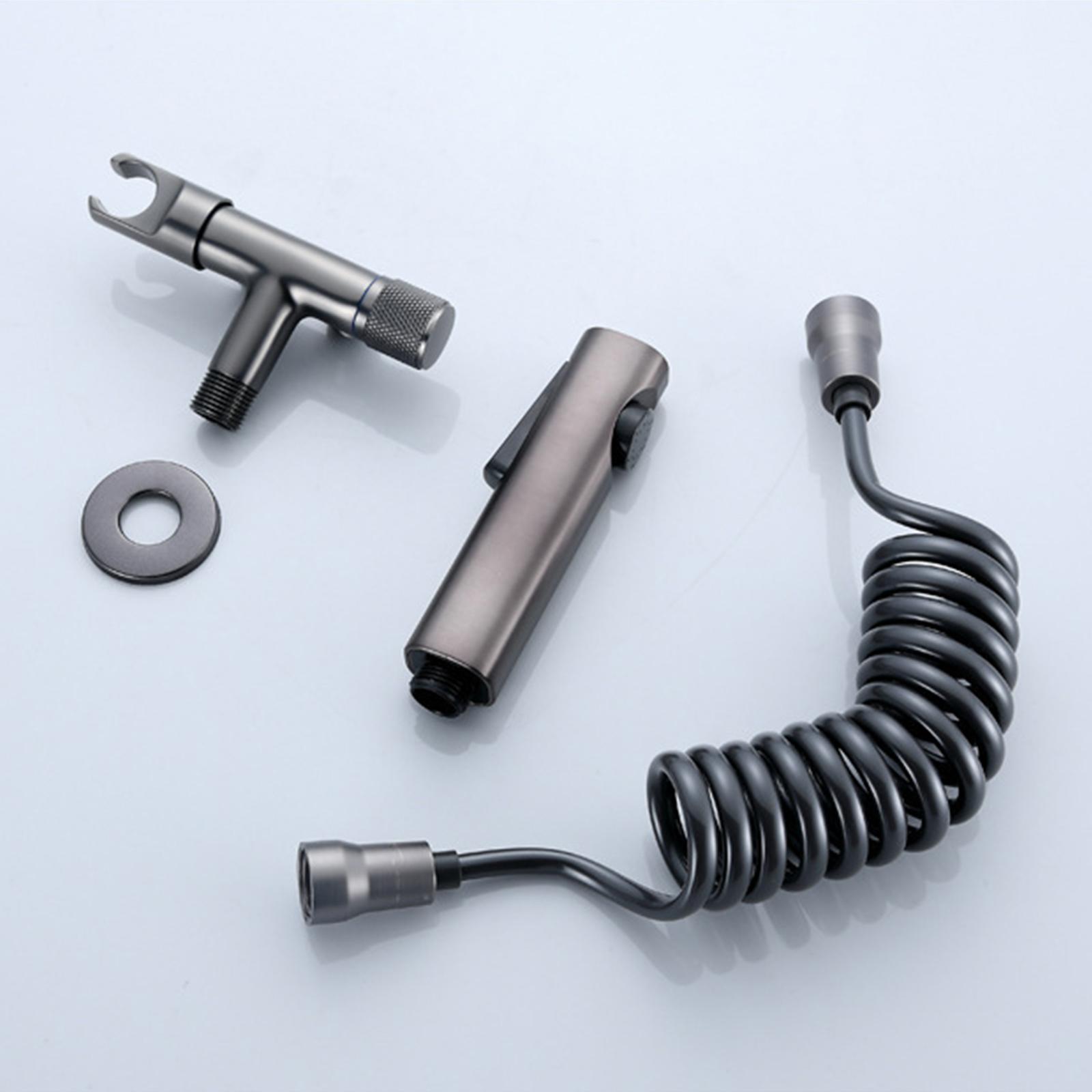 Vòi Xịt Vệ Sinh Áp Suất Cao Bằng Đồng Thau Với Giá Đỡ Treo Tường Ống G1 / 2