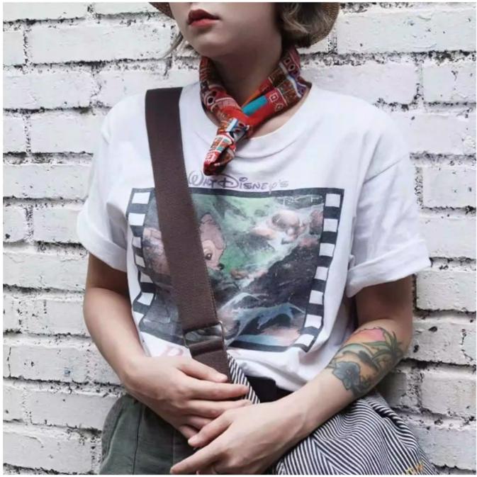 Khăn bandana Vintage họa tiết thổ cẩm cao cấp 100% cotton