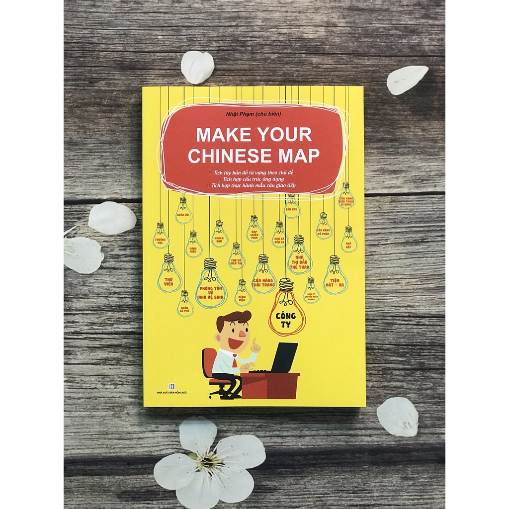 Sách - Combo: Luyện thi HSK cấp tốc tập 3 (tương đương HSK 5+6 kèm CD) +Make your Chinese map bản đồ tư duy từ vựng Tiếng Trung theo chủ đề + DVD tài liệu