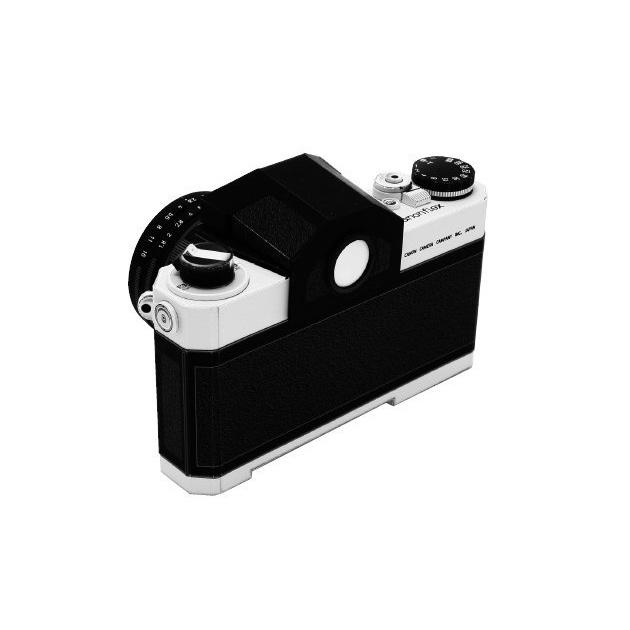 Mô hình giấy máy ảnh Canonn + Len FD 50mm 1:1.8