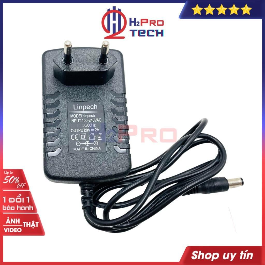 Củ sạc Adapter 9V 2A, sạc 9V 2A Linpech Chân 5.5mm Cao Cấp, Điện Áp Ổn Định, Sạc Cho Trợ Giảng, Bộ Phát Wifi-H2Pro Tech