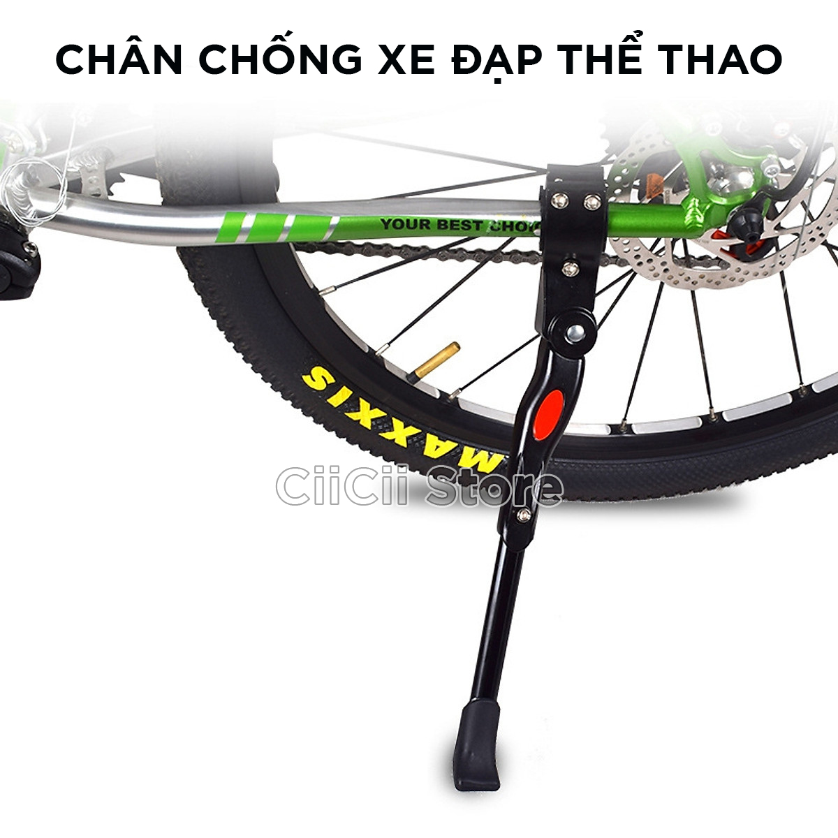 Chân Chống Xe Đạp Thể Thao, Chất Liệu Nhôm Chắc Chắn,  Kiểu Dáng Hiện Đại, Hàng Nhập Khẩu