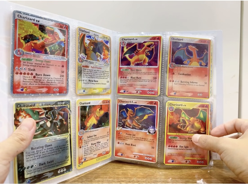 Bộ sưu tập thẻ bài TCG Charizard ĐẦY ĐỦ các phiên bản đã phát hành - Không trùng nhau