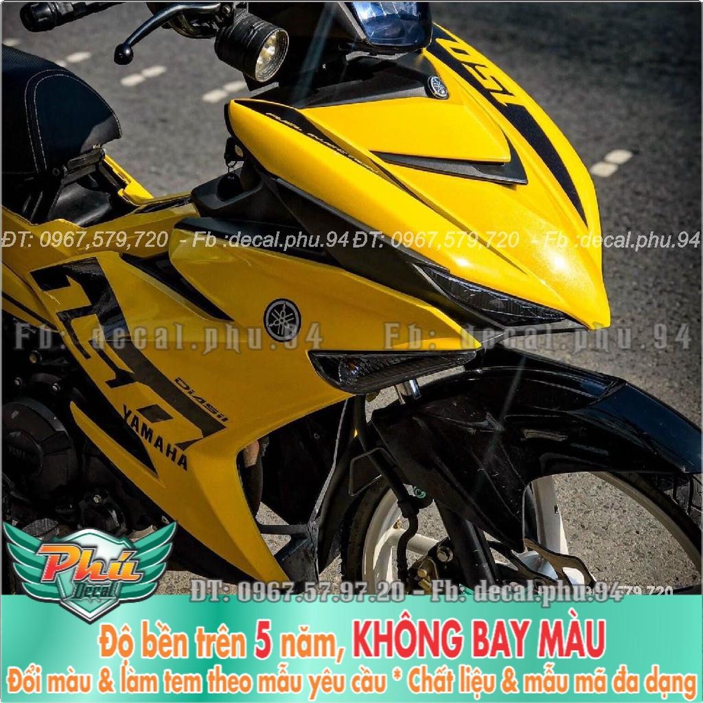 Tem Rời Exciter 150 xanh đen  -1