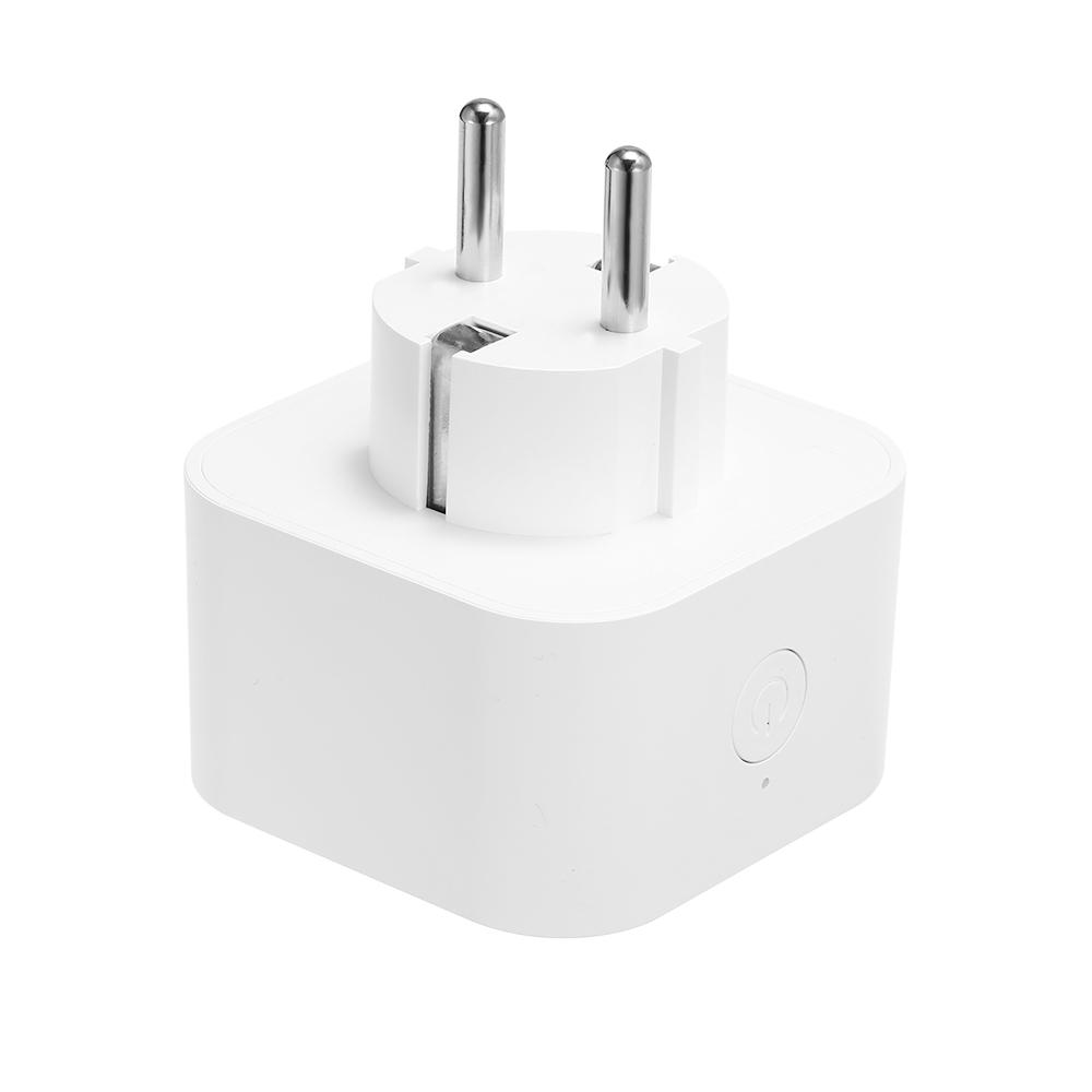 Mini Smart WiFi Socket EU Type F Remote Control by Smart Phone from Anywhere Timing Function, Voice Control Compatible with Amazon Alexa and for Google Home IFTTT