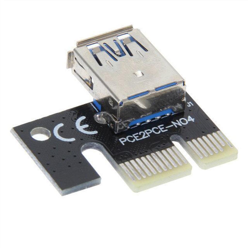 PCI-E Express x1 to x16 Adapter Extender Cable Riser Board Card