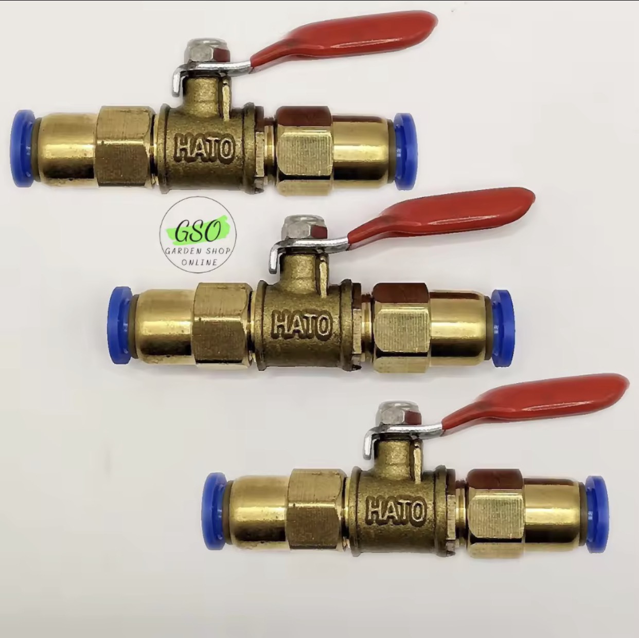 Van khóa nước HATO 2 đầu ống 8mm chuyên dùng cho hệ thống phun sương làm mát
