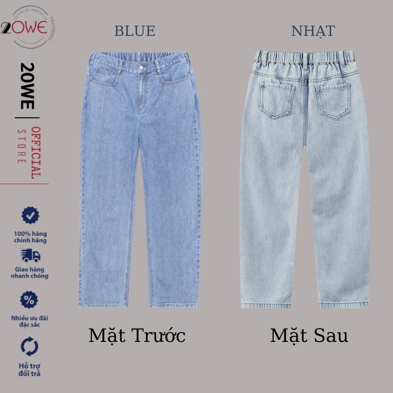 Quần bò, Jean Baggy nam TR03 ống Suông, rộng style hàn quốc - Top xu hướng 2021