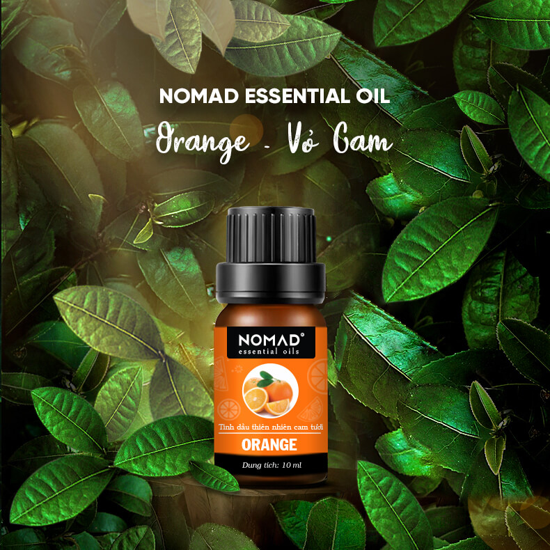 Combo 3 Tinh Dầu Nguyên Chất Nomad: Tinh Dầu Vỏ Cam + Tinh Dầu Vỏ Chanh + Tinh Dầu Vỏ Quýt