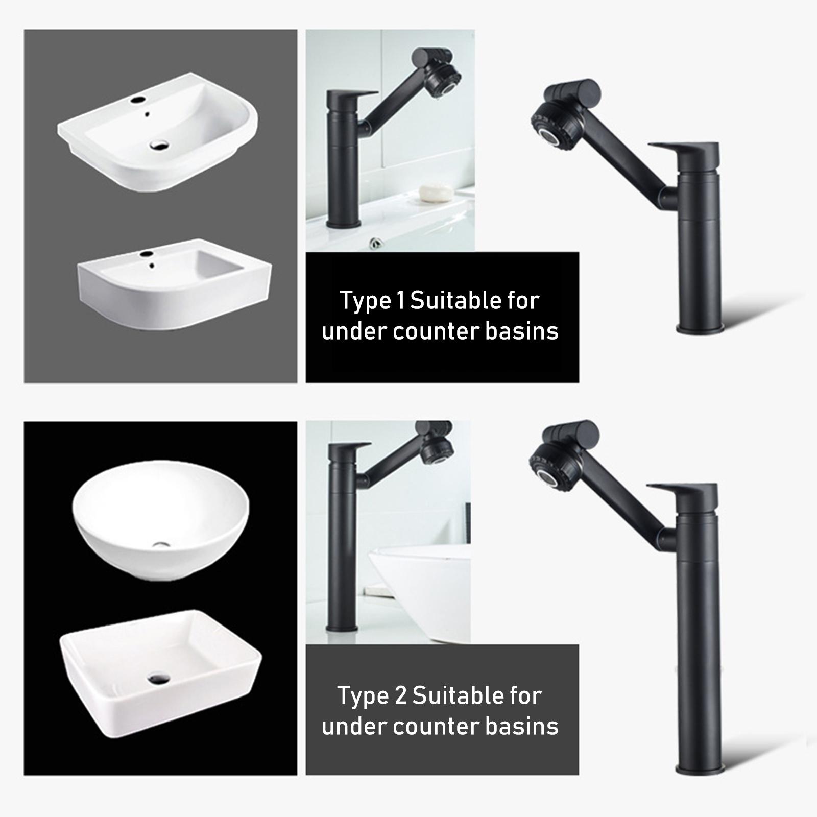 Vòi Nhà Bếp Xoay 1080 ° Với 2 Chế Độ Phun