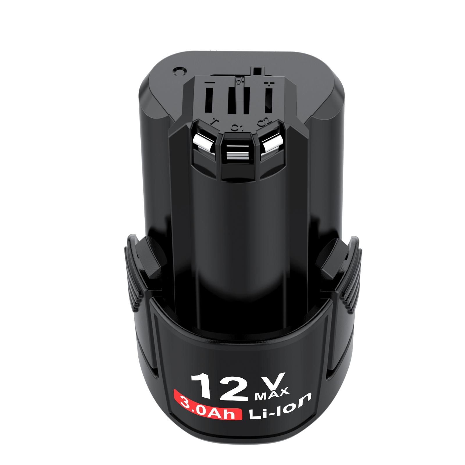 12V/10.8V 3000mAh cho Pin Bosch BAT411 Pin sạc Lithium-Ion BAT411A BAT412 BAT412A BAT413 BAT413A Sạc Pin Màu sắc: 2 chiếc Pin sạc