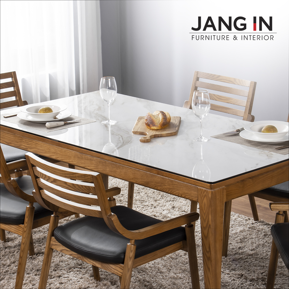 Bộ Bàn Ăn Spencer Ceramic 6 Chỗ Jang In