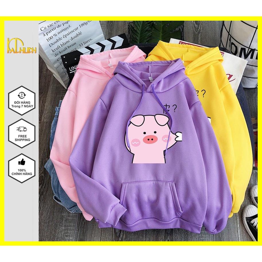 ÁO HOODIE NAM NỮ UNISEX IN HEO NHÉO MÁ SIÊU CƯNG