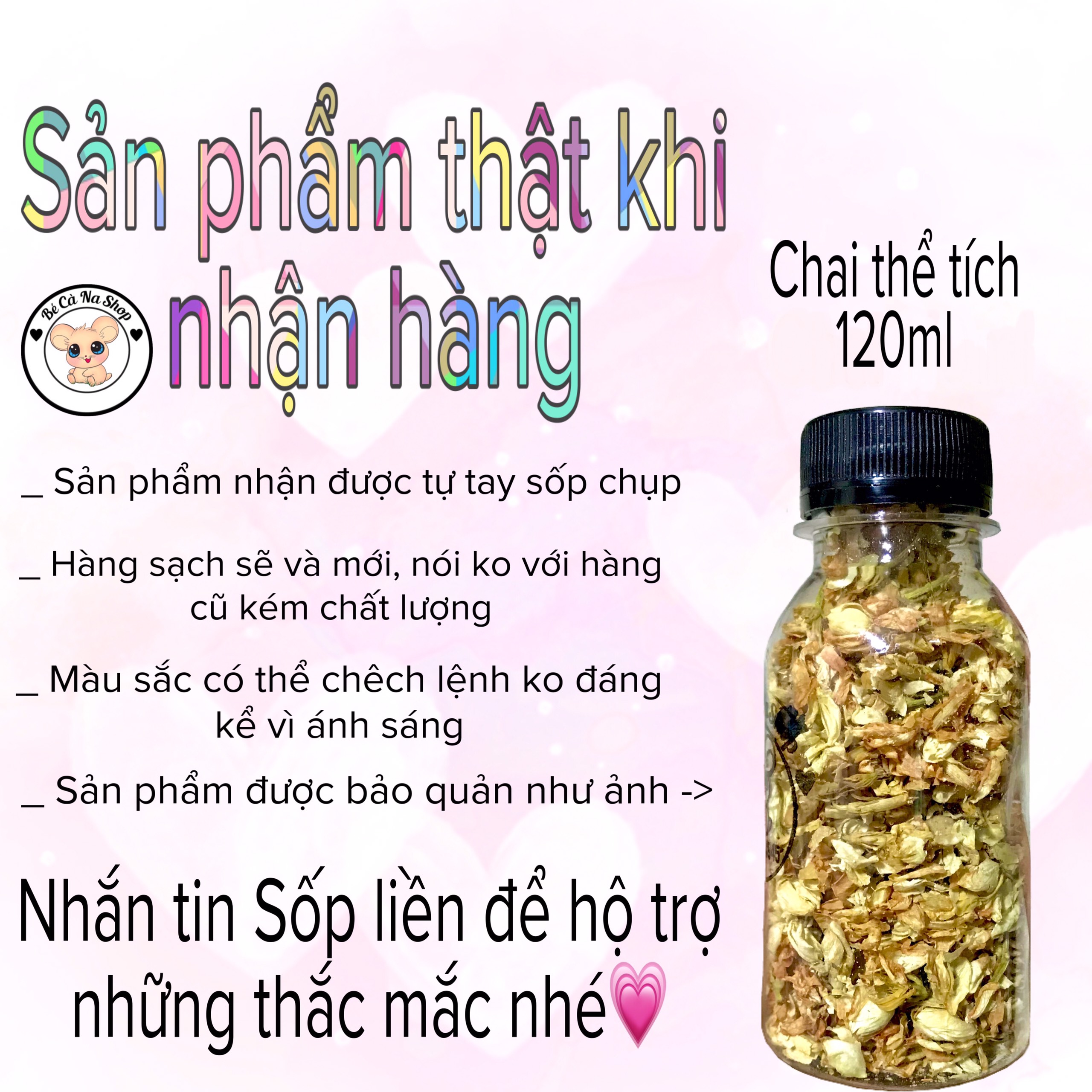 hoa lài sấy khô giải nhiệt, giảm stress [bé cà na] thức ăn hoa sấy cho hamster , thỏ bọ sóc chinchilla ...