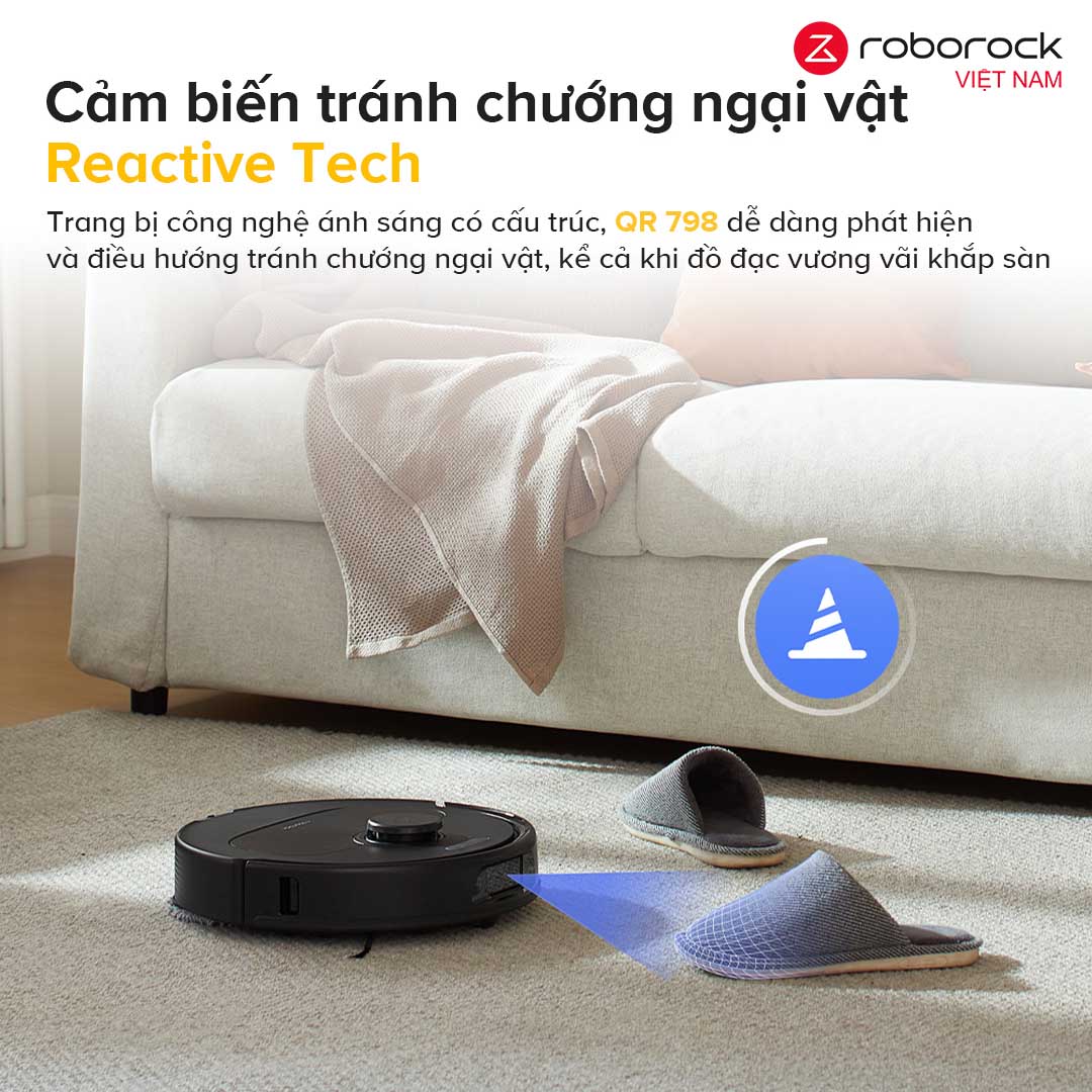 Robot hút bụi lau nhà Roborock QR 798 – Hàng Chính Hãng