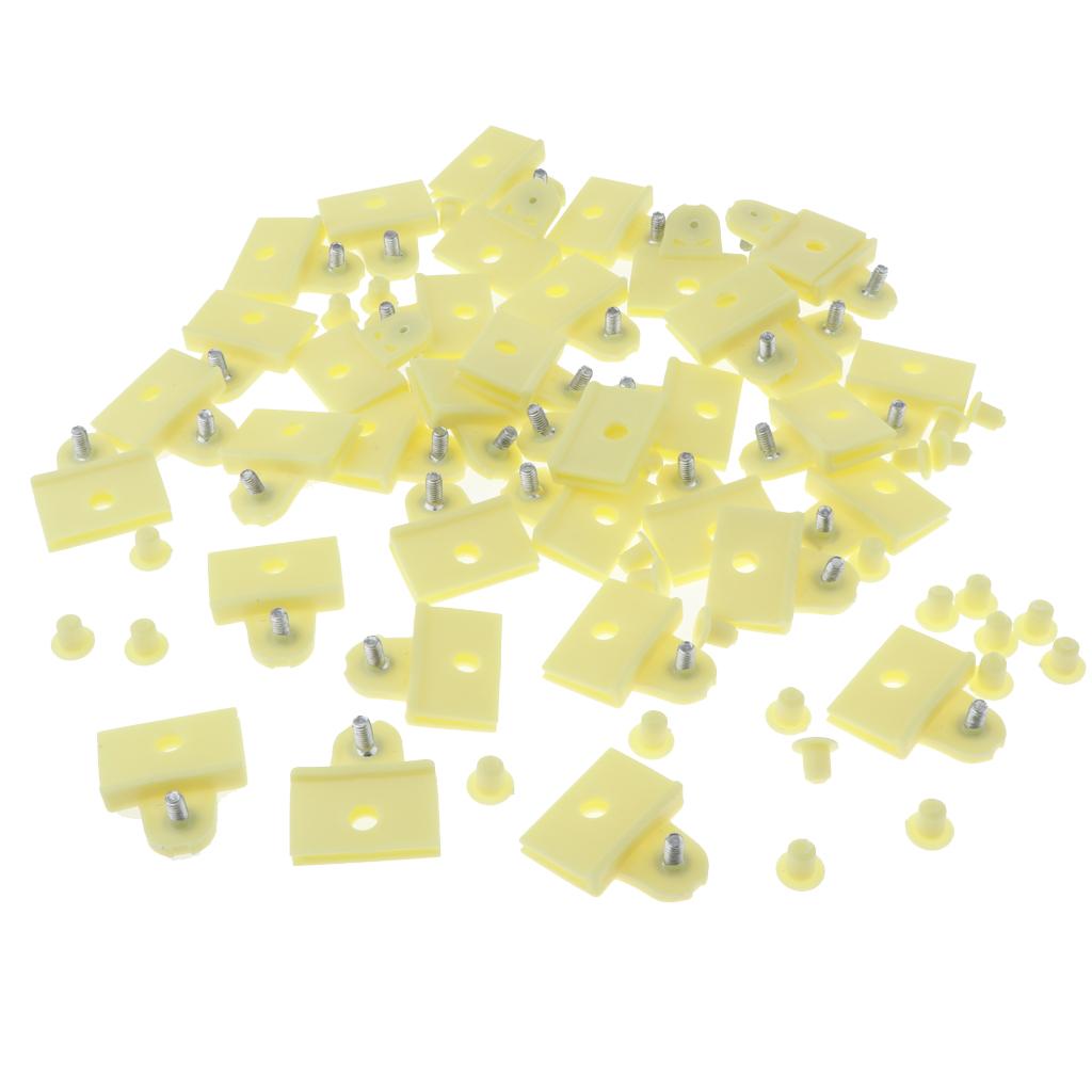 50 Pieces   Fastener Clip Bumper  Trim Rivet