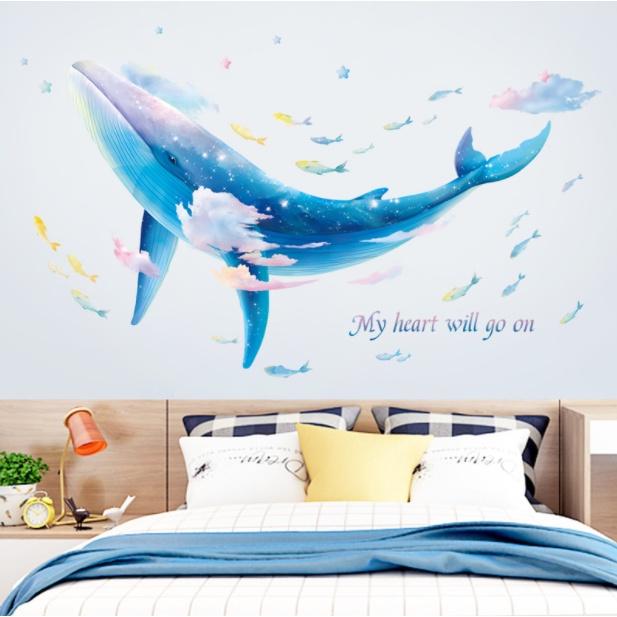 Decal trang trí tường - Đại dương xanh