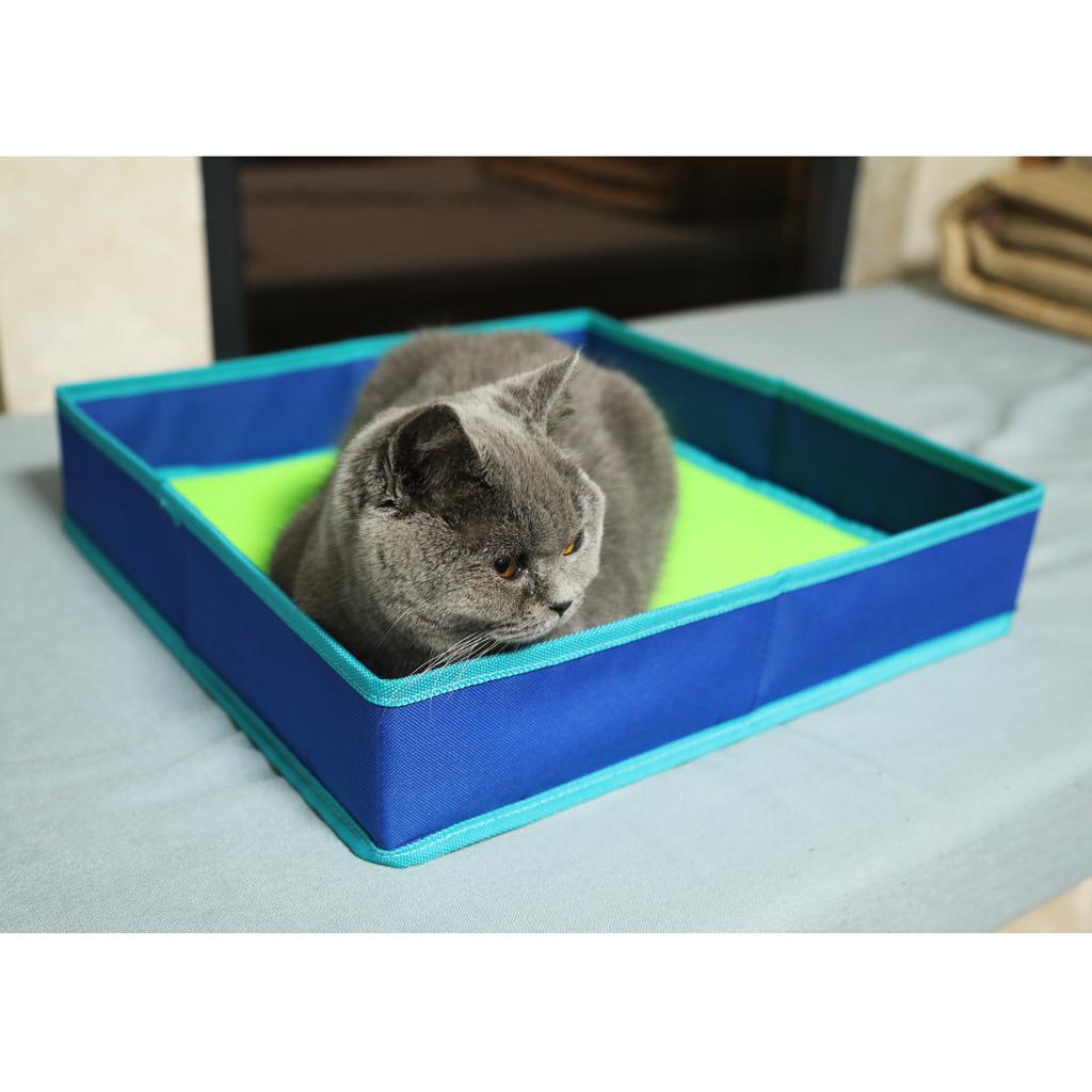 Folding Litter Box Cat Outdoor Collapsible Litter Box Cat Litter Pan S