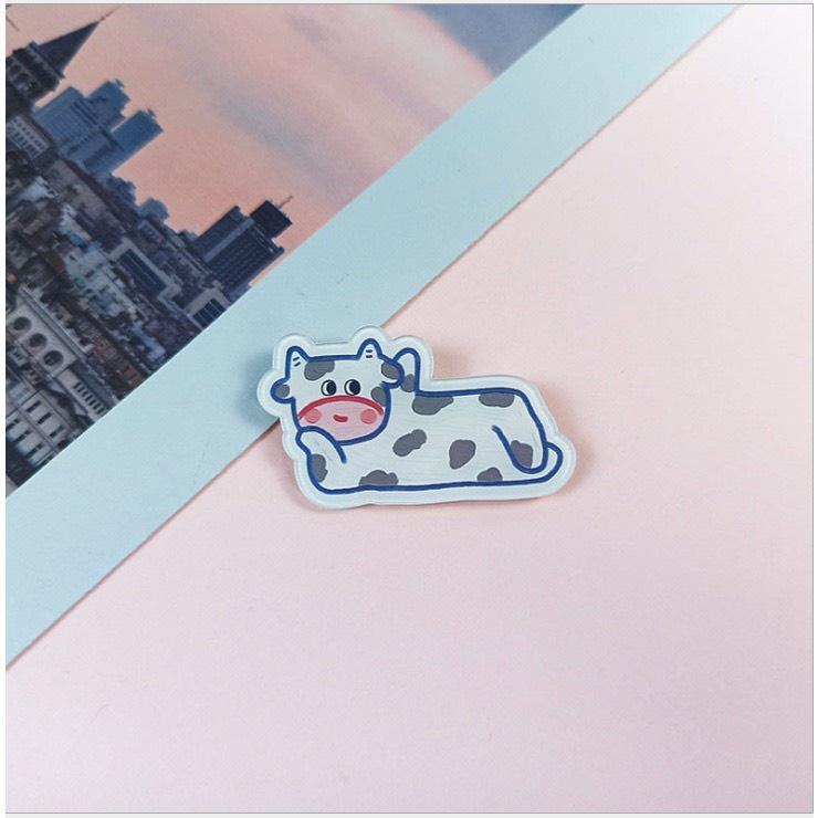 Pin cài áo cute sticker phụ kiện trang trí áo balo túi vải Cobala1688