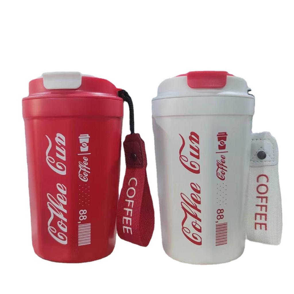 Cốc giữ nhiệt uống cà phê họa tiết coffe cup chất liệu inox 304 cực chất