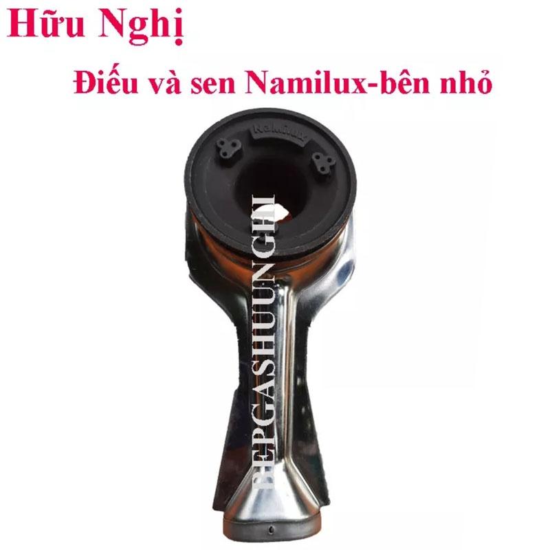 Điếu inox và sen chia lửa  Sử dụng cho dòng bếp gas Namilux ( bên nhỏ ) Hàng loại tốt