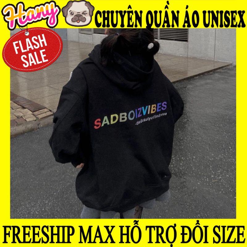 Áo hoodie Sad boiz Sadboiz vibes hoodie zipper dây kéo 12 màu || Hany shop