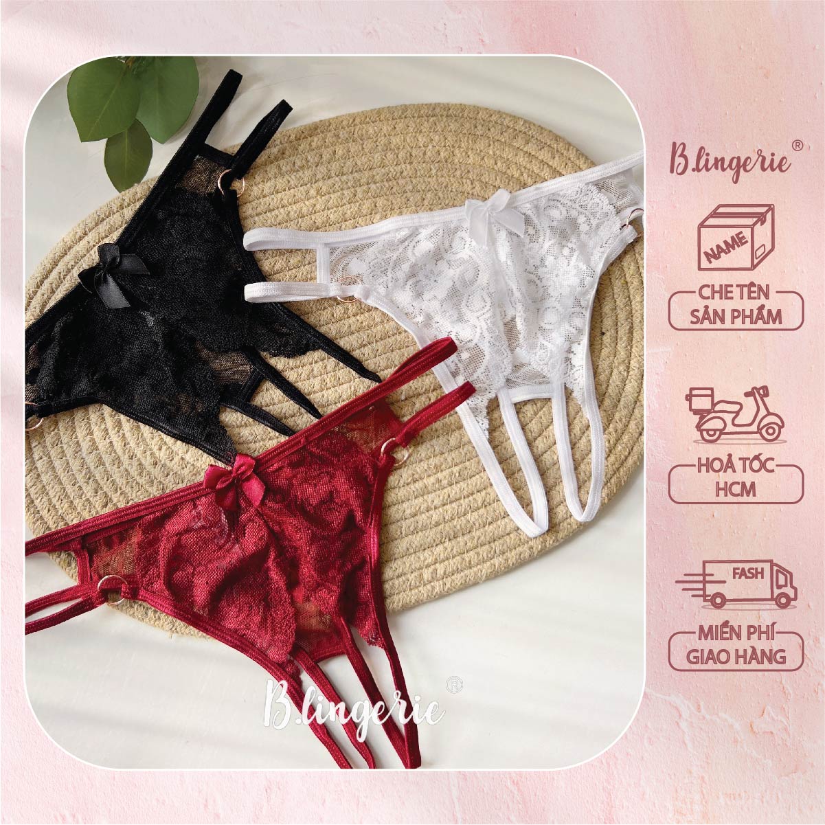 Quần Lót Nữ Không Đáy Gợi Cảm - B.Lingerie