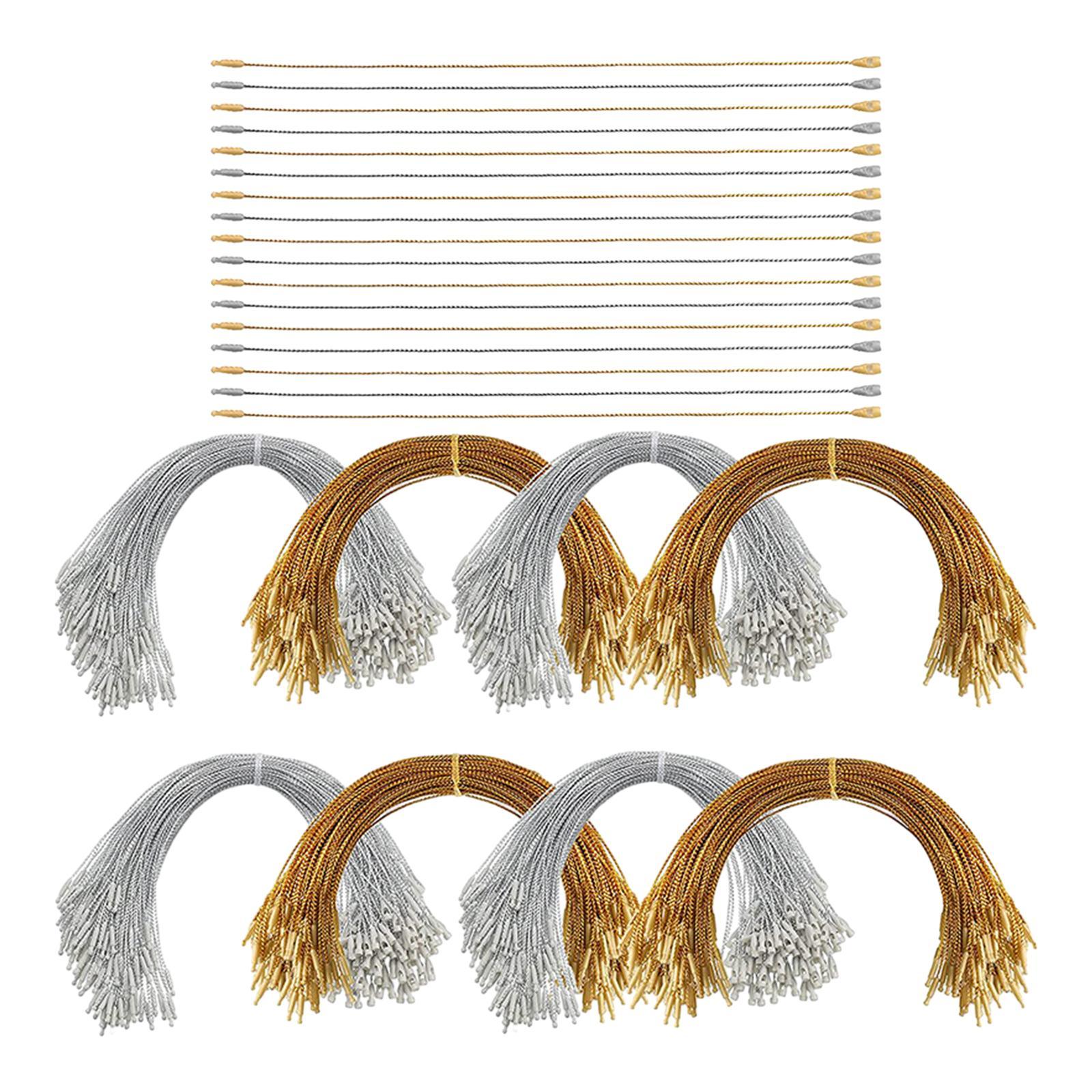 800Pcs Tag Rope Loop Tag Fasteners for Luggage Christmas Tree Accessory Toys