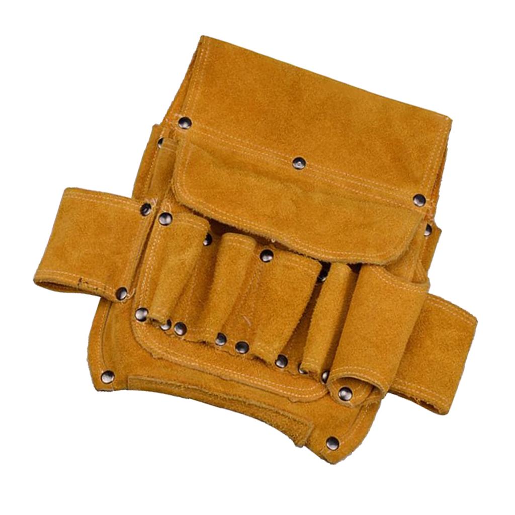 28cm Multi-pocket Utility Bag Nail Tool Apron Carpenter Waist Tools Holder