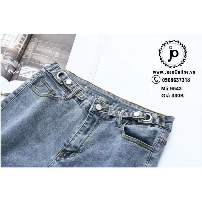 Skinny Jean 4 Nút Bigsize Nữ (Ms 9543) quần jean dài, thời trang bigsize, thời trang ngoại cỡ