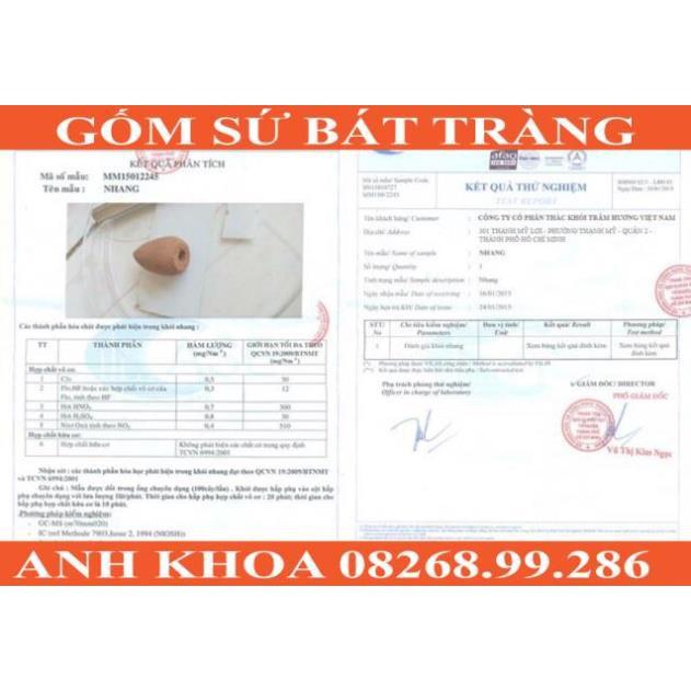 Nụ Trầm hương khói ngược - Gốm sứ Bát Tràng Anh Khoa