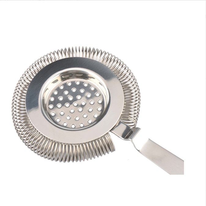 Chặn đá shaker cán gập inox - Strainer cocktail cán gập