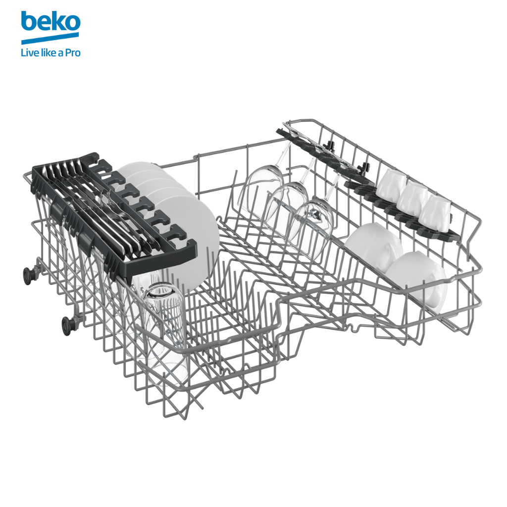 Máy Rửa Chén Độc Lập BEKO 14 Bộ, 6 Chương Trình Rửa, Tiết Kiệm Điện A+++ - DVN06431S - Hàng Chính Hãng