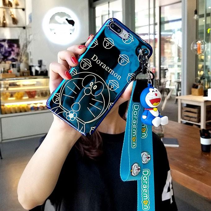 Ốp lưng Doreamon full phụ kiện cho iphone X / Xs max / 8 plus / 7 plus