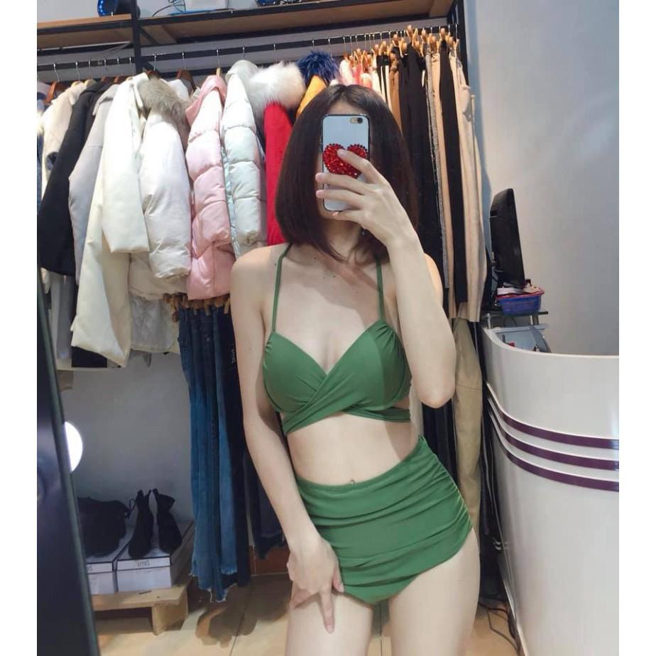 Bikini 2 Mảnh chéo rêu ( Ảnh chụp thật)