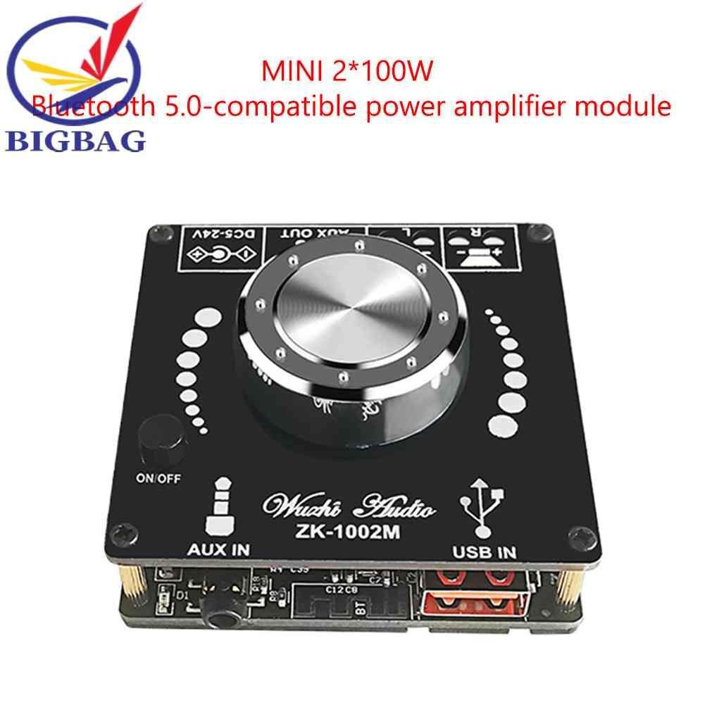 Bảng Mạch Khuếch Đại Âm Thanh Kỹ Thuật Số ZK-1002M 2x100W Kết Nối Bluetooth