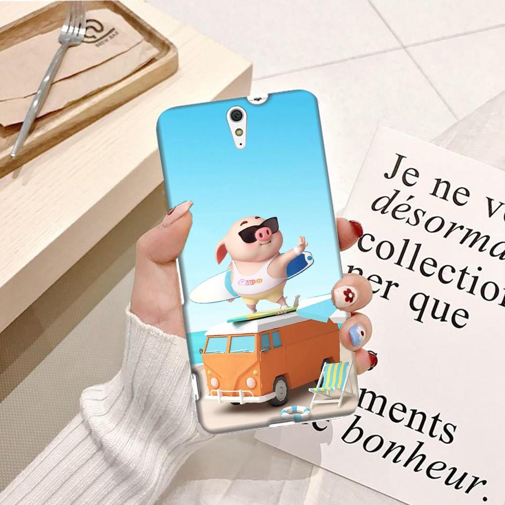 Ốp lưng dành cho Sony Z4 Silicon dẻo hình Heo Con Dễ Thương