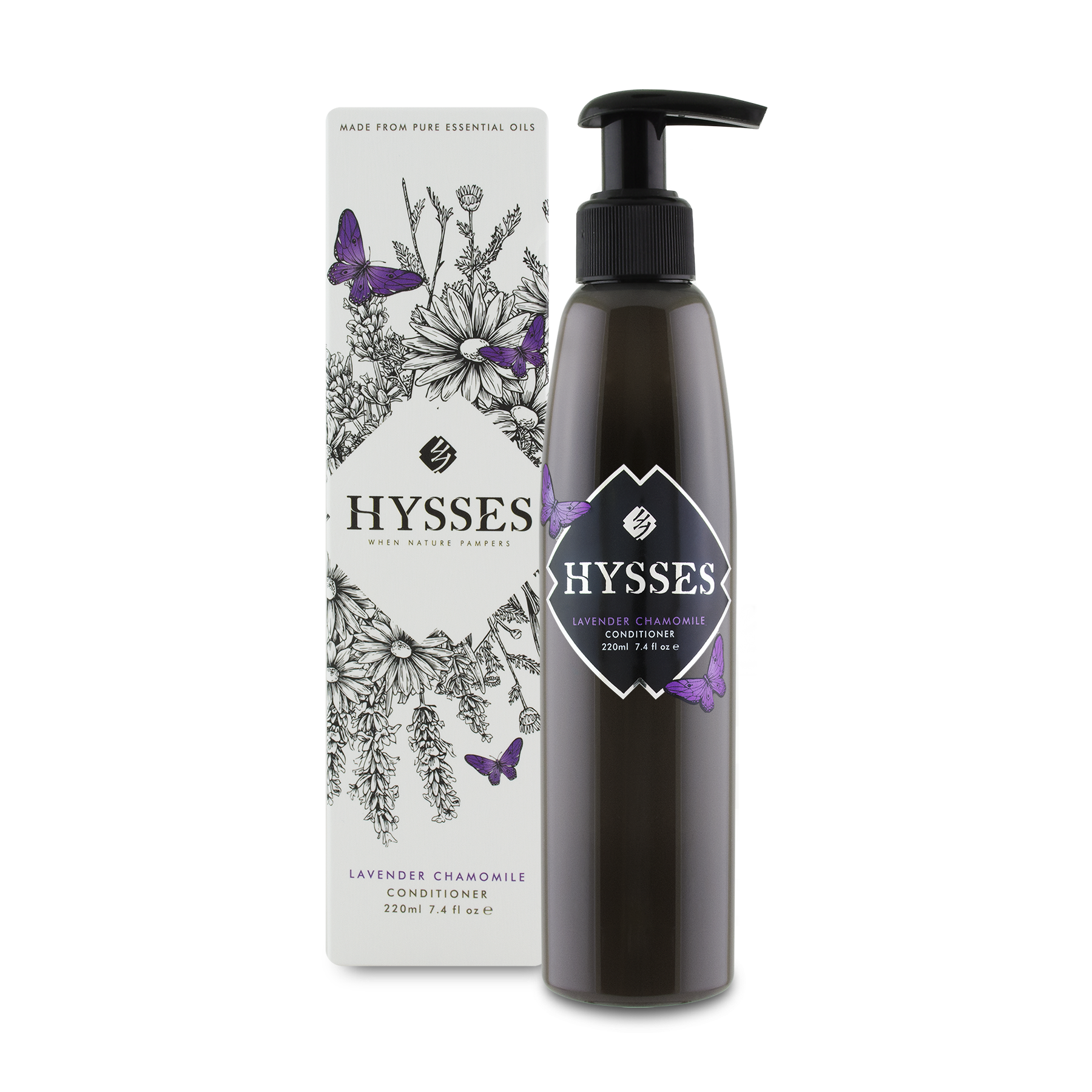 Dầu Xả Tinh Dầu Cao Cấp Hysses Giúp Nuôi Dưỡng, Củng Cố Hàng Rào Bảo Vệ Tóc, Cho Mái Tóc Suôn Mượt Với Oải Hương và Cúc La Mã Hữu Cơ Tự Nhiên