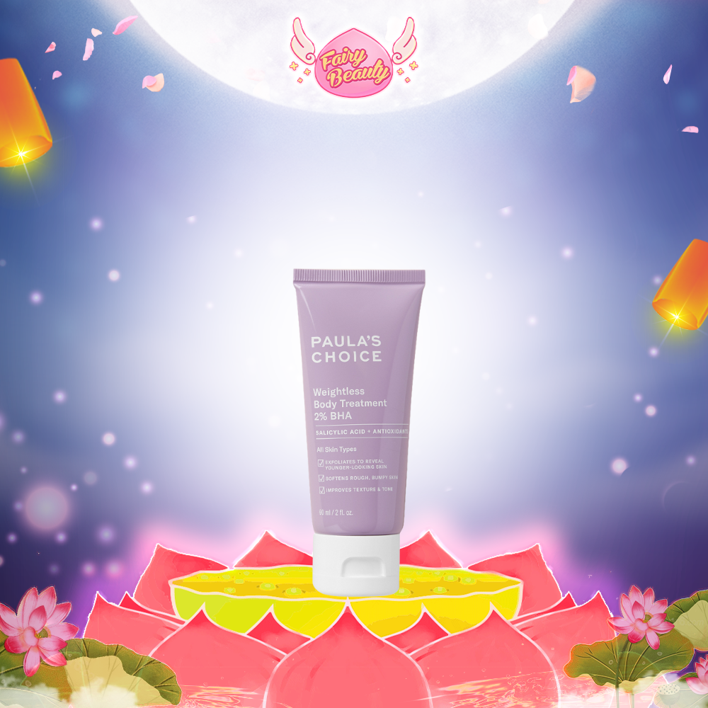 Kem Dưỡng Thể BHA Ngăn Ngừa Viêm Nang Lông Chứa 2% BHA Paula's Choice Weightless Body Treatment 2% BHA 210ml