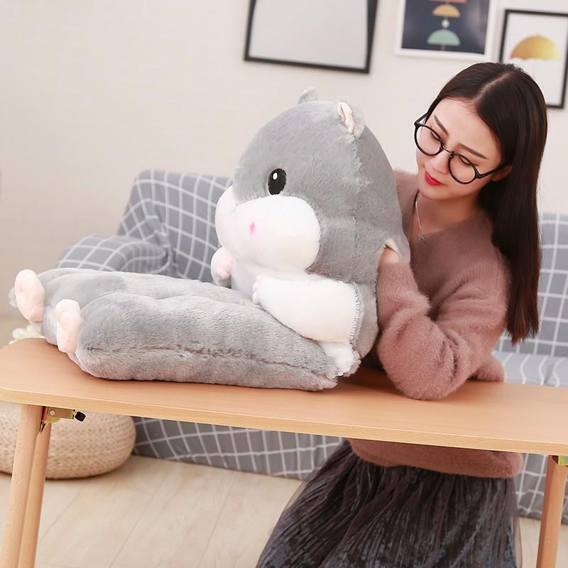 Đệm êm tựa lưng, lót ghế hình động vật, cực kỳ dễ thương