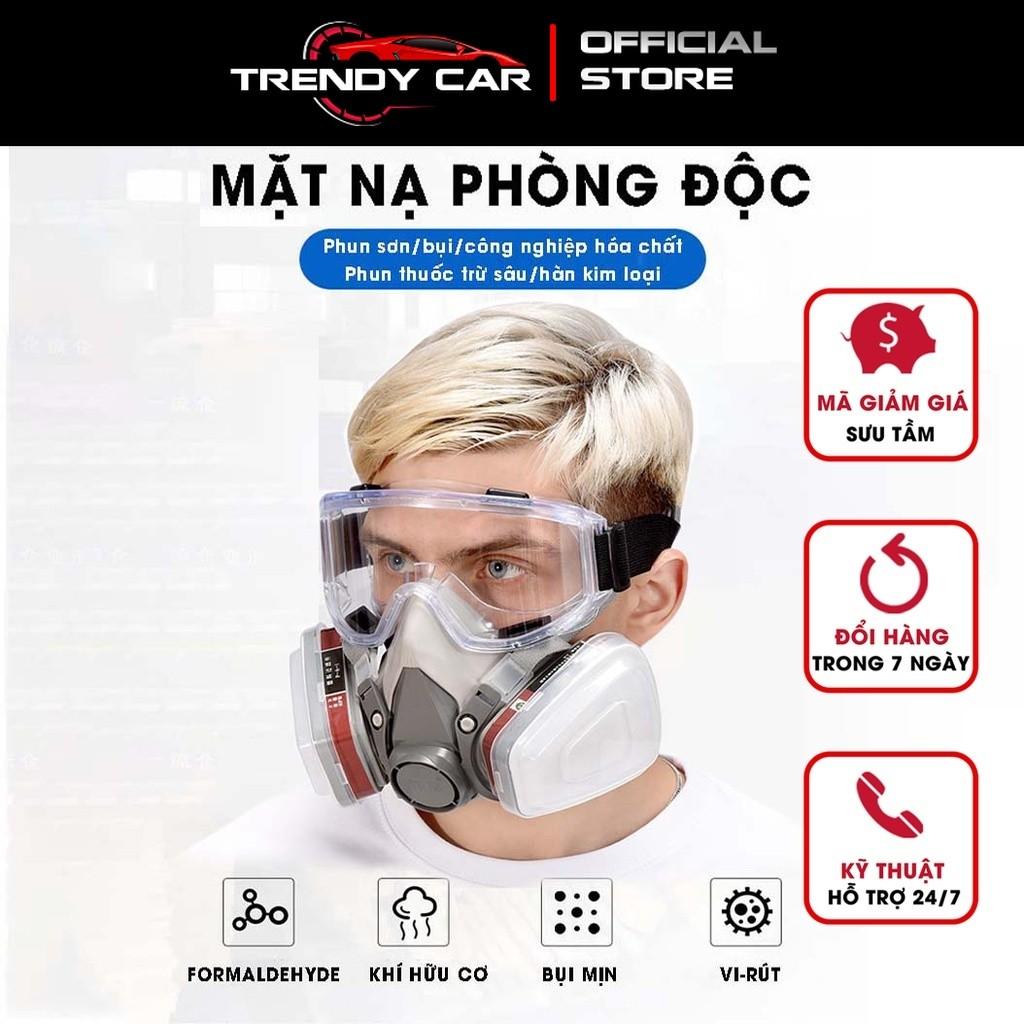 Mặt nạ phòng độc , mặt nạ chống độc kèm kính giá rẻ mặt nạ phòng độc, chống bụi, chống hơi độc hại, hóa chất, phòng cháy